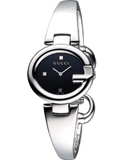 Gucci Guccisima Quartz Black Dial Silver Steel Strap Watch For Women - YA134501