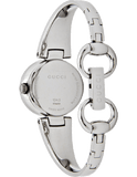 Gucci Guccissima Quartz Diamonds Brown Dial Silver Steel Strap Watch For Women - YA134503