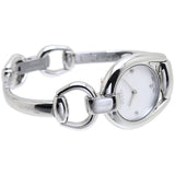 Gucci Horsebit Collection Diamonds Mother of Pearl Dial Silver Steel Strap Watch For Women - YA139506