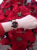 Gucci Interlocking G Grammy Special Edition Black Dial Black Leather Strap Watch for Women - YA1333121
