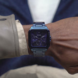 Guess Dress Multifunction Blue Dial Blue Steel Strap Watch for Men - GW0631G3