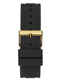 Guess Eclipse Multi Function Black Dial Black Rubber Strap Watch for Women - GW0315L1
