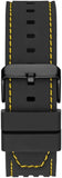 Guess Phoenix Chronograph Black Dial Black Rubber Strap Watch for Men - GW0499G2