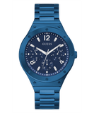Guess Scope Multifunction Blue Dial Blue Steel Strap Watch for Men - GW0454G4