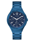 Guess Scope Multifunction Blue Dial Blue Steel Strap Watch for Men - GW0454G4