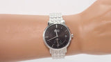 Hugo Boss Corporal Black Dial Silver Mesh Bracelet Watch for Men - 1513641
