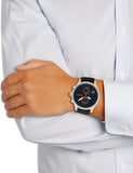 Hugo Boss Detroit Sport Quartz Black Dial Black Rubber Strap Watch for Men - 1550006