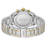 Hugo Boss Grand Prix Chronograph Green Dial Two Tone Steel Strap Watch for Men - 1514227