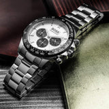 Hugo Boss Ikon White Dial Silver Steel Strap Watch for Men - 1512964