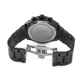 Hugo Boss Ocean Edition Navy Blue Dial Black Steel Strap Watch for Men - 1513743
