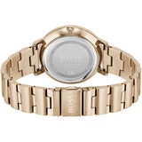 Hugo Boss Prima Gold Dial Gold Steel Strap Watch for Women - 1502571