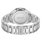 Hugo Boss Runner 3H Black Dial Silver Steel Strap Watch for Men - 1514210