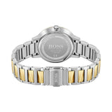 Hugo Boss Signature Silver Dial Two Tone Steel Strap Watch for Women - 1502568