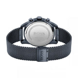 Hugo Boss Skymaster Chronograph Blue Dial Blue Mesh Bracelet Watch for Men - 1513836