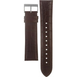 Hugo Boss Slim Chronograph White Dial Brown Leather Strap Watch For Men - 1513263