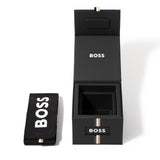 Hugo Boss Strike Black Dial Silver Steel Strap Watch for Men - 1514170