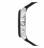 Hugo Boss Velocity Black Dial Black Leather Strap Watch for Men - 1513716