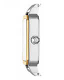 Tory Burch Robinson White Dial Two Tone Steel Strap Watch for Women - TBW1501