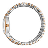 Just Cavalli After Party Silver Dial Two Tone Steel Strap Watch for Women - JC1L269M0065
