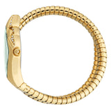 Just Cavalli Ferocious Green Dial Gold Steel Strap Watch for Women - JC1L306M0045