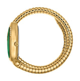 Just Cavalli Glam Evo 4 Green Dial Gold Steel Strap Watch for Women - JC1L229M0035