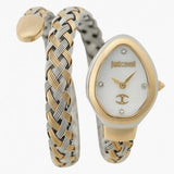 Just Cavalli Novara Mother of Pearl Dial Two Tone Steel Strap Watch for Women - JC1L264M0055