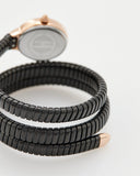 Just Cavalli Snake Black Dial Black Steel Strap Watch for Women - JC1L269M0075