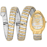Just Cavalli Taglio Silver Dial Two Tone Steel Strap Watch for Women - JC1L226M0055