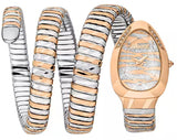 Just Cavalli Taglio Silver Dial Two Tone Steel Strap Watch for Women - JC1L226M0065