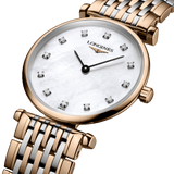 Longines La Grande Classique De Longines Diamonds Mother of Pearl Dial Two Tone Mesh Bracelet  Watch for Women - L4.209.1.97.7