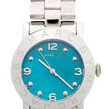 Marc Jacobs Amy Blue Dial Silver Steel Strap Watch for Women - MBM3272