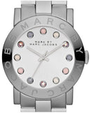 Marc Jacobs Amy Dexter Silver Dial Silver Steel Strap Watch for Women - MBM3214