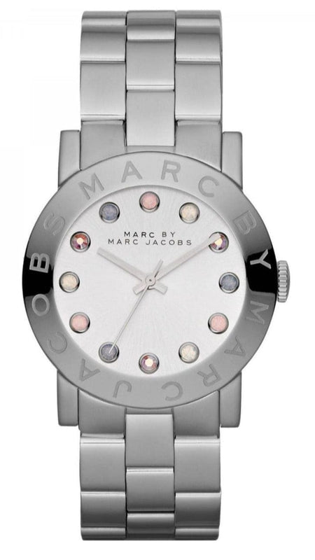 Marc Jacobs Amy Dexter Silver Dial Silver Steel Strap Watch for Women - MBM3214
