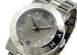 Marc Jacobs Amy Grey Dial Grey Steel Strap Watch for Women - MBM3196