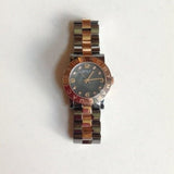 Marc Jacobs Amy Grey Dial Two Tone Steel Strap Watch for Women - MBM3195