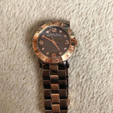 Marc Jacobs Amy Grey Dial Two Tone Steel Strap Watch for Women - MBM3195