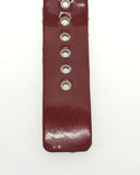 Marc Jacobs Amy Red Dial Burgundy Leather Strap Watch for Women - MBM1162