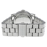 Marc Jacobs Amy Red Dial Silver Steel Strap Watch for Women - MBM3302