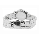 Marc Jacobs Amy Red Dial Silver Steel Strap Watch for Women - MBM3335
