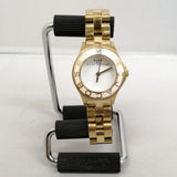 Marc Jacobs Amy White Dial Gold Steel Strap Watch for Women - MBM3051
