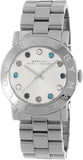 Marc Jacobs Amy White Dial Silver Steel Strap Watch for Women - MBM3140
