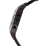 Marc Jacobs Blade Chronograph Black Dial Black Steel Strap Watch for Women - MBM3083