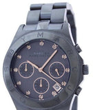 Marc Jacobs Blade Chronograph Blue Dial Blue Steel Strap Watch for Women - MBM8581
