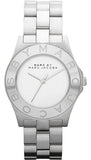 Marc Jacobs Blade Chronograph Silver Dial Silver  Steel Strap Watch for Women - MBM3125