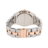 Marc Jacobs Blade Chronograph Silver Dial Two Tone Steel Strap Watch for Women - MBM3178