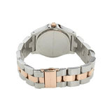 Marc Jacobs Blade Silver Dial Two Tone Steel Strap Watch for Women - MBM3129