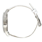 Marc Jacobs Blade White Dial White Leather Strap Watch for Women - MBM1200