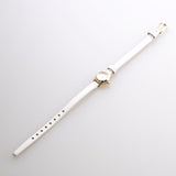 Marc Jacobs Blade White Dial White Leather Strap Watch for Women - MBM1344