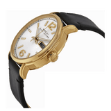 Marc Jacobs Fergus White Dial Black Leather Strap Watch for Men - MBM5081