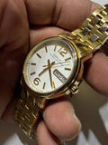 Marc Jacobs Fergus White Dial Two Tone Steel Strap Watch for Men - MBM5079